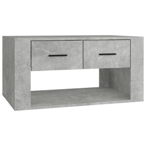 vidaXL Couchtisch Betongrau 80x50x40 cm Holzwerkstoff