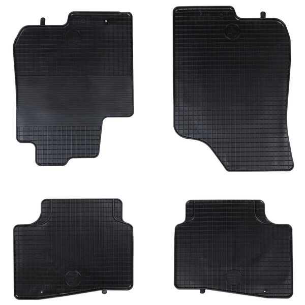 vidaXL Autofu&szlig;matte 4 pcs Schwarz Geeignet f&uuml;r i30 LIMOUSINE 2007-2011