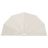 vidaXL Faltbarer Terrassen-Seitenf&auml;cher Creme 200 cm
