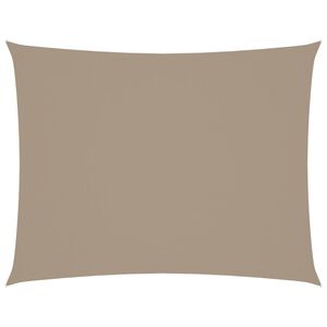 vidaXL Sonnensegel Oxford-Gewebe Rechteckig 2x3 m Taupe