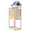 vidaXL Spielturm Braun 52,5 x 110,5 x 215 cm Massives Kiefernholz
