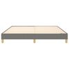 vidaXL Boxspringbettgestell Dunkelgrau 180x200 cm Stoff