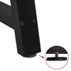 vidaXL Couchtischbeine A-Form 2 Stk. Schwarz 60x(42-43) cm Stahl