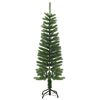 vidaXL K&uuml;nstlicher Weihnachtsbaum mit St&auml;nder Schlank 120 cm PE