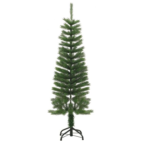 vidaXL K&uuml;nstlicher Weihnachtsbaum mit St&auml;nder Schlank 120 cm PE