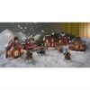 Ambiance 9-tlg. Weihnachtsdorf Figuren Set mit Beleuchtung