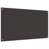 vidaXL Küchenrückwand 2 pcs Dunkelgrau 110 x 60 cm Gehärtetes Glas