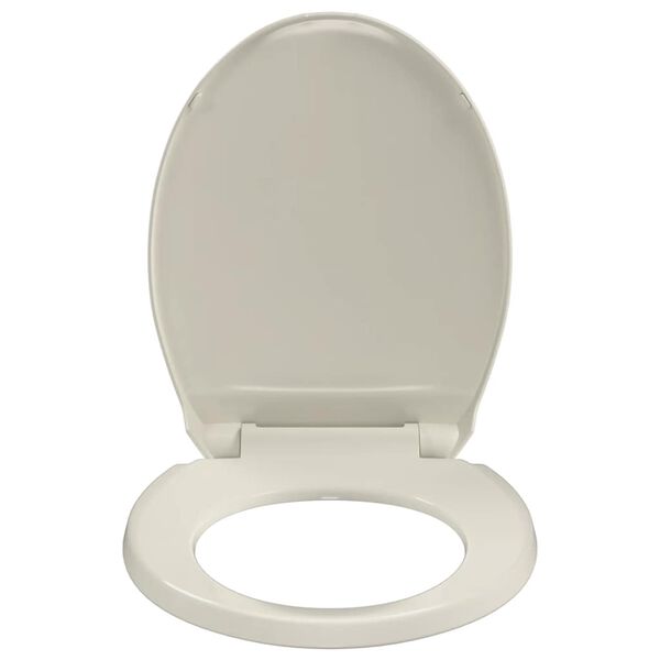 vidaXL Toilettensitz mit Absenkautomatik Aprikose Oval