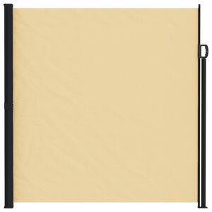 vidaXL Ausziehbares Seitenmarkise Sand 500 x 220 cm Polyester