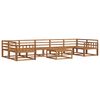 vidaXL Outdoor-Sofagarnitur 8 pcs Natur Massivholz Akazie