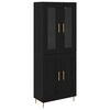 vidaXL Highboard 2 stk. Schwarz Eichen-Optik 69,5 x 34 x 180 cm
