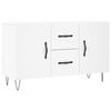 vidaXL Sideboard Wei&szlig; 100x36x60 cm Holzwerkstoff