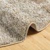 vidaXL Teppich ISTAN Hochflor Gl&auml;nzend Beige &Oslash; 200 cm