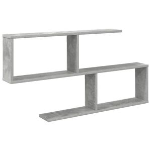 vidaXL Wandregal Betongrau 100 x 12 x 50,5 cm Holzwerkstoff
