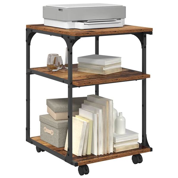 vidaXL Druckerst&auml;nder Altholz 43 x 48 x 64 cm Holzwerkstoff