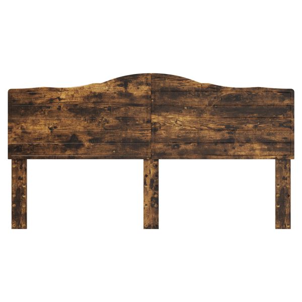 vidaXL Kopfteil Ger&auml;ucherte Eiche 200 cm Holzwerkstoff