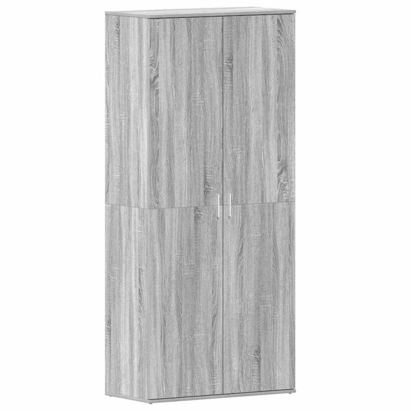 vidaXL Schuhschrank Graues Sonoma 80 x 39 x 178 cm Holzwerkstoff