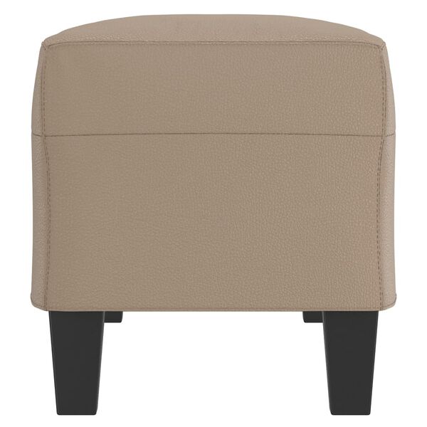 vidaXL Sitzbank Cappuccino-Braun 100x35x41 cm Kunstleder