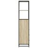 vidaXL Badschrank Sonoma-Eiche 35x37,5x166 cm Holzwerkstoff