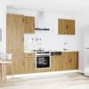 vidaXL 7-tlg. K&uuml;chenschrank-Set Lucca Artisan-Eiche Holzwerkstoff