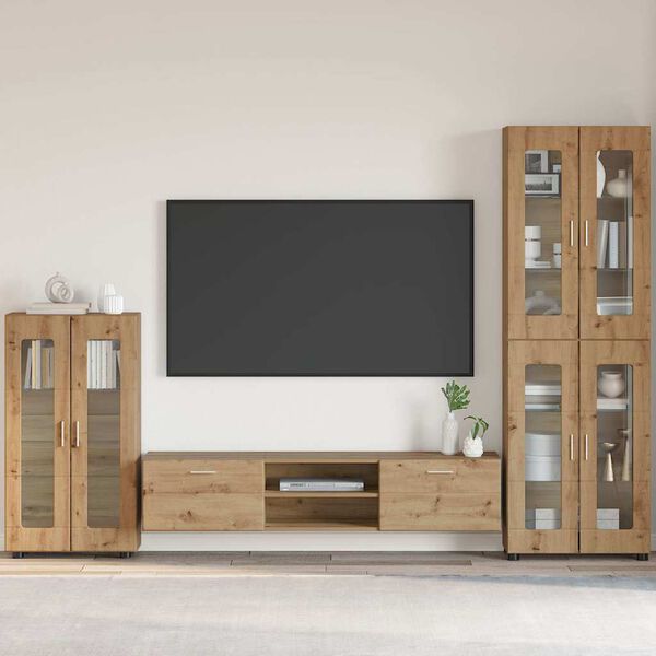 vidaXL Sideboard Artisan-Eiche 55,5 x 29 x 103 cm Holzwerkstoff