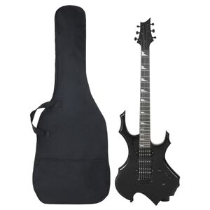 vidaXL E-Gitarre f&uuml;r Anf&auml;nger mit Tasche Schwarz 4/4 39"