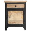 vidaXL Nachttisch 40 x 30 x 50 cm Mango-Massivholz