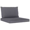 vidaXL 8-tlg. Garten-Lounge-Set mit Kissen in Anthrazit