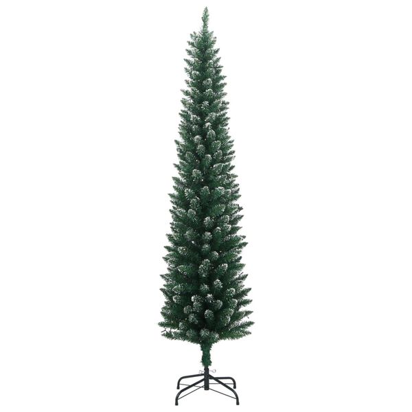 vidaXL Künstlicher Weihnachtsbaum Schlank 150 LEDs 120 cm