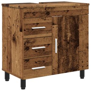vidaXL Waschtisch Altholz 60 x 35 x 60 cm Holzwerkstoff
