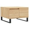 vidaXL Couchtisch Sonoma-Eiche 55x55x36,5 cm Holzwerkstoff