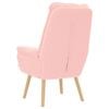 vidaXL Sessel Rosa 69 x 74 x 93 cm Sherpa-Stoff