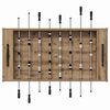 vidaXL Fu&szlig;balltisch Artisan-Eiche 146,5 x 74 x 85 cm Holzwerkstoff