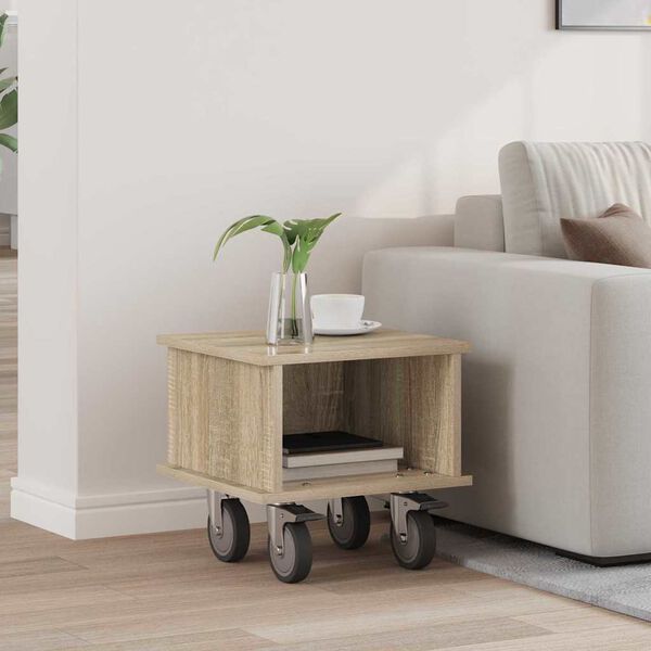 vidaXL TV-St&auml;nder Sonoma-Eiche 37 x 35 x 35 cm Holzwerkstoff