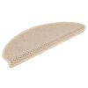 vidaXL Stufenmatten Selbstklebend Sisal-Optik 30Stk. 65x21x4cm