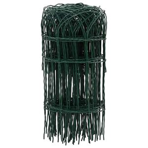 vidaXL Beetzaun Pulverbeschichtetes Eisen 10x0,4 m