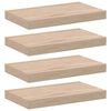 vidaXL Schweberegale 4 Stk. 40x23,5x4 cm Holzwerkstoff