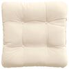 vidaXL Sitzkissen 4 pcs Beige 45 x 45 cm Mikrofaserstoff