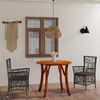vidaXL 3-tlg. Garten-Essgruppe Grau
