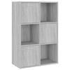 vidaXL Lagerschrank Grau Sonoma 60x29,5x90 cm