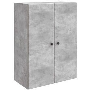 vidaXL Wandschrank Betongrau 66 x 34,5 x 90 cm Holzwerkstoff