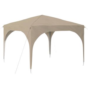 vidaXL Pop-up Partyzelt 290 x 290 x 245 cm Creme Oxford-Stoff