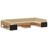 vidaXL Sofagarnituren mit Kissen 11 pcs Massivholz Akazie
