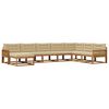 vidaXL Outdoor-Sofagarnitur 8 stk. Natur und Beige