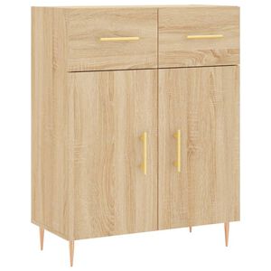 vidaXL Sideboard Sonoma-Eiche 69,5x34x90 cm Holzwerkstoff