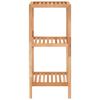 vidaXL Badregal 36x36x79 cm Massivholz Nussbaum