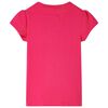 Kinder-T-Shirt Knallrosa 116