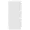 vidaXL Sideboard Weiß 80x35x76 cm Holzwerkstoff