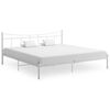 vidaXL Bettgestell Grau Metall 200x200 cm