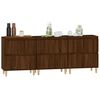 vidaXL Sideboards 3 Stk. Braun Eichen-Optik 60x35x70 cm Holzwerkstoff